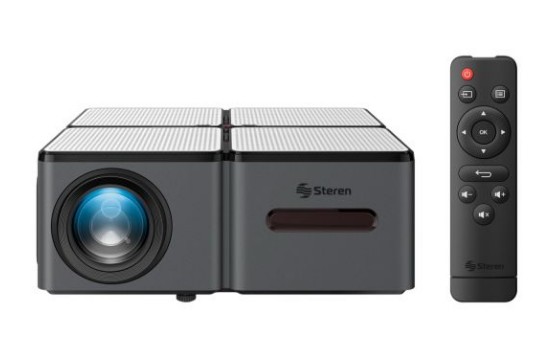 Proyector multimedia  STEREN Full HD de 14 000 lúmenes con función espejo y Bluetooth
